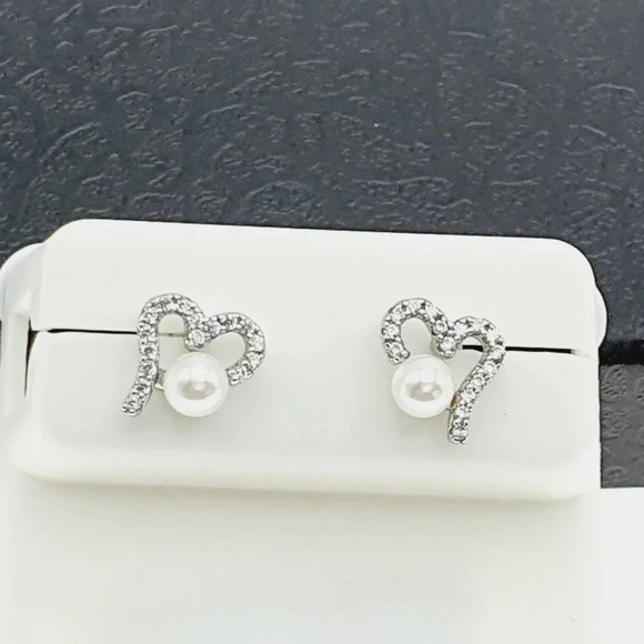 925 sterling silver luxury CZ earrings for women/girls, Best for RJUS2150 - Picture 2 of 11